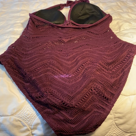 BLEU burgundy knitted bathing suit - Picture 5 of 5